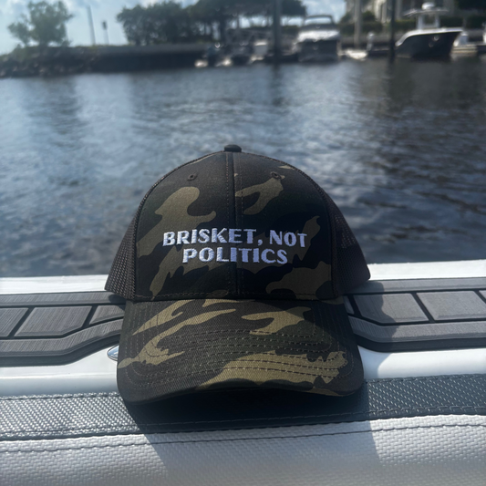 Brisket, Not Politics Trucker Hat